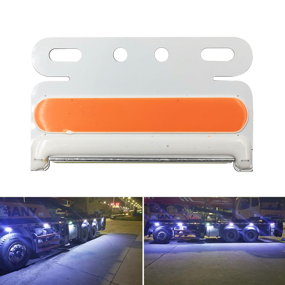 24v led cob pære til lastbil drejelys signal lampe nat kørelys advarselsbelysning rød blå grøn hvid gul farve