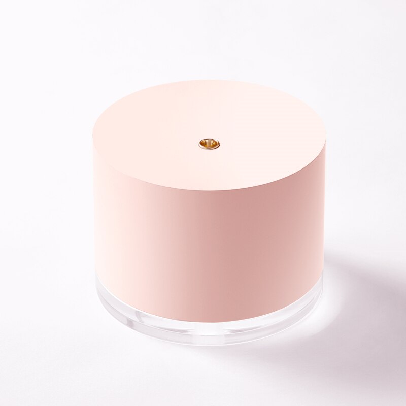 780ML Wireless Air Humidifier White USB Rechargeable Battery Aroma Diffuser With Romantic Lamp Ultrasonic Humidifiers Diffusers: Pink