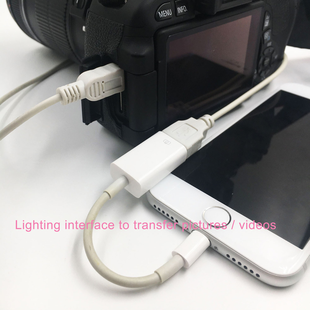 Otg Kabel Adapter Usb 3.0 Naar Lightning Camera Connection Kit Voor Iphone Ipad Flash Drive Muis Microfoon Converter Kabel