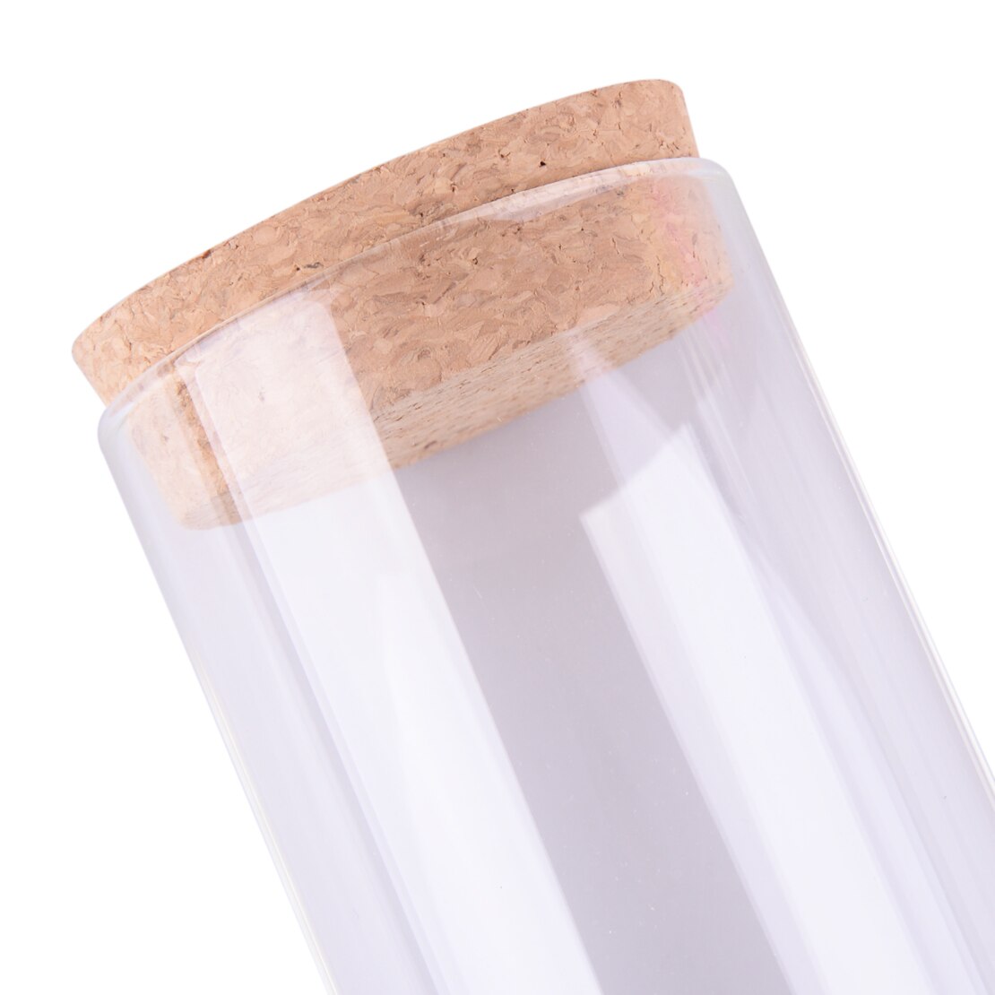 Glass Kitchen Canister Snack Sugar Tea Storage Container Jar Bottle Transparent with Cork Kitchen Accessories
