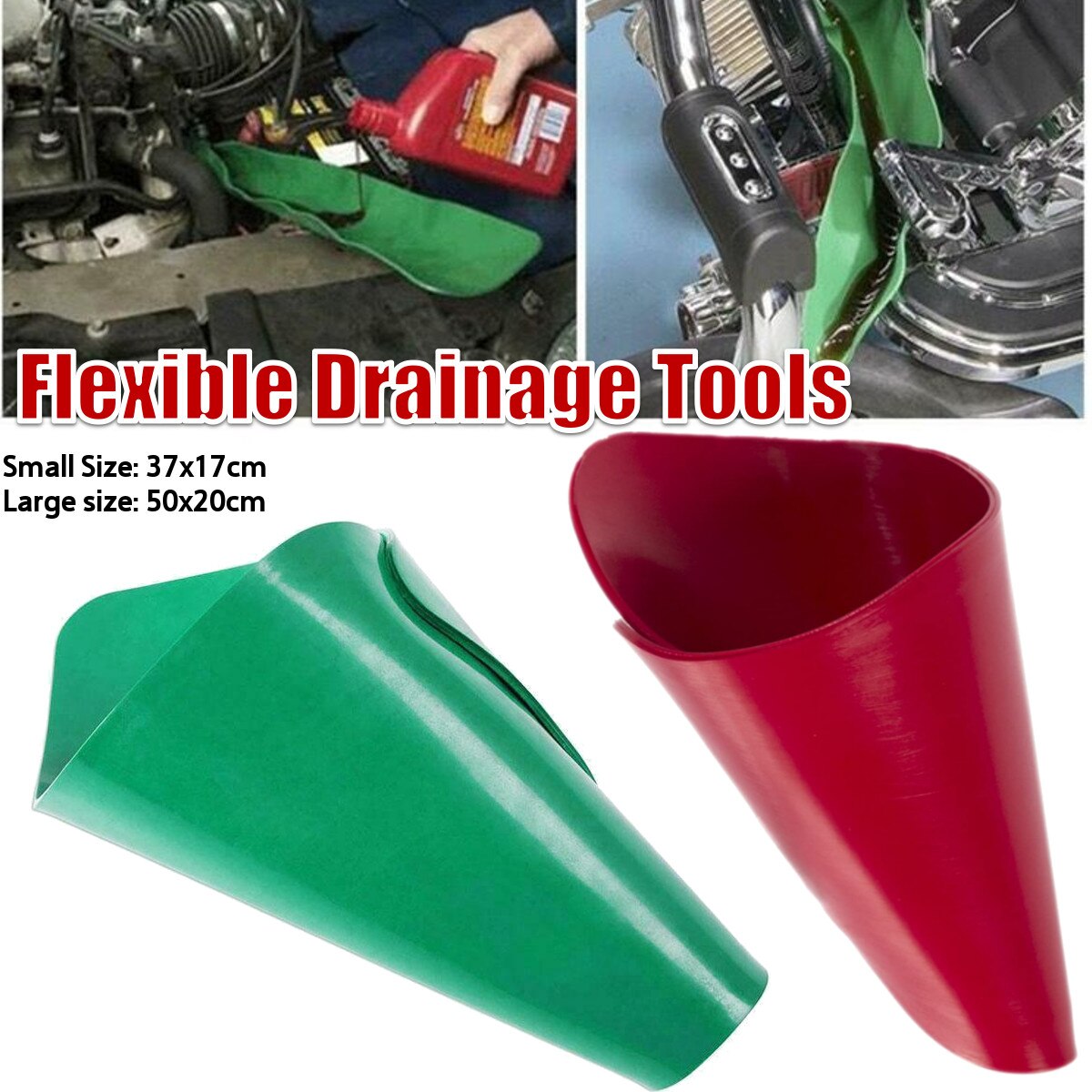 Flexible Draining Tool Funnel Oil Additive Motorcycle Farm Machine Funnel Car Refueling Longer Funnel Gasoline Engine Liquid