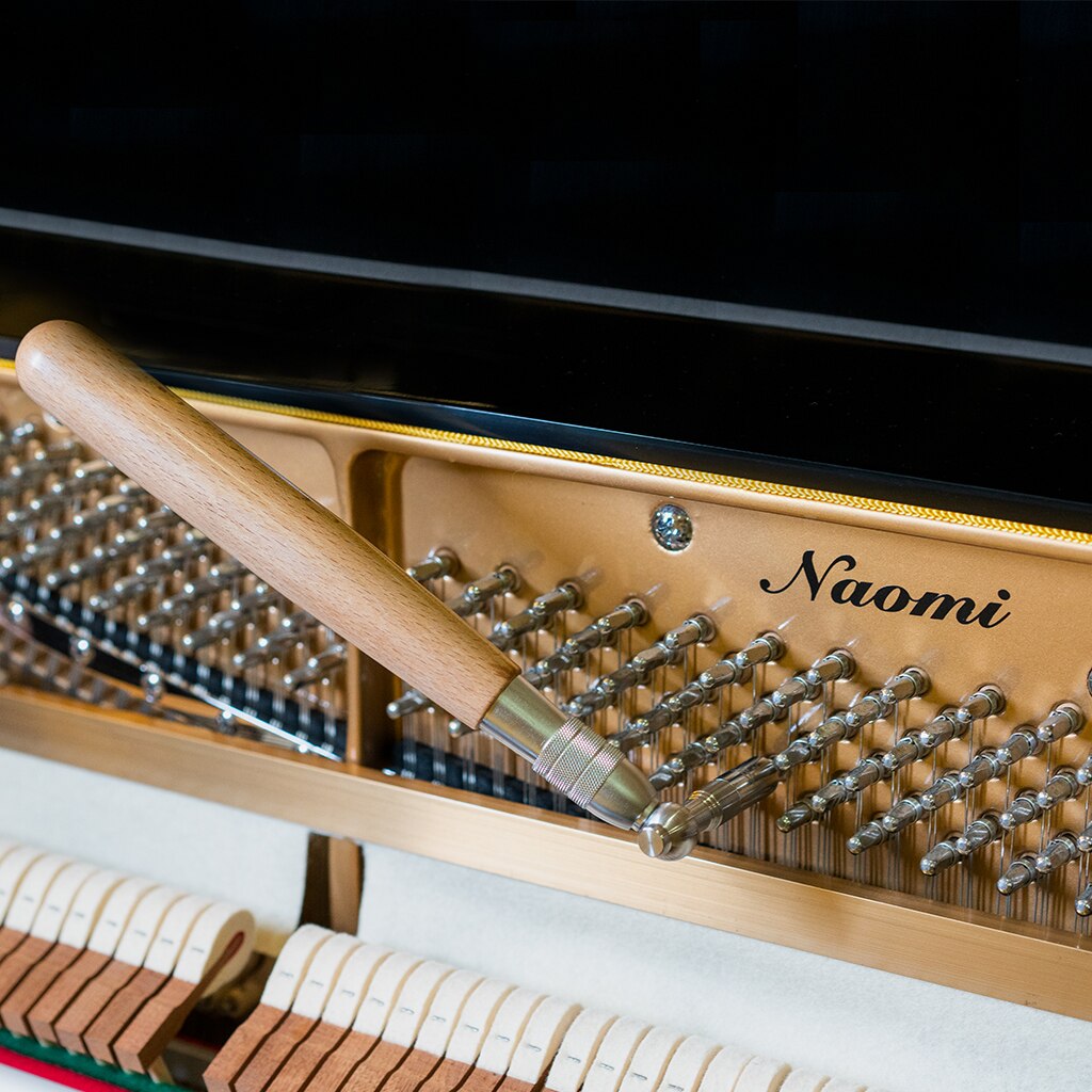 Llave de Piano , mango de madera de arce, sintonizador de martillo de acero inoxidable, herramienta de afinación de Piano