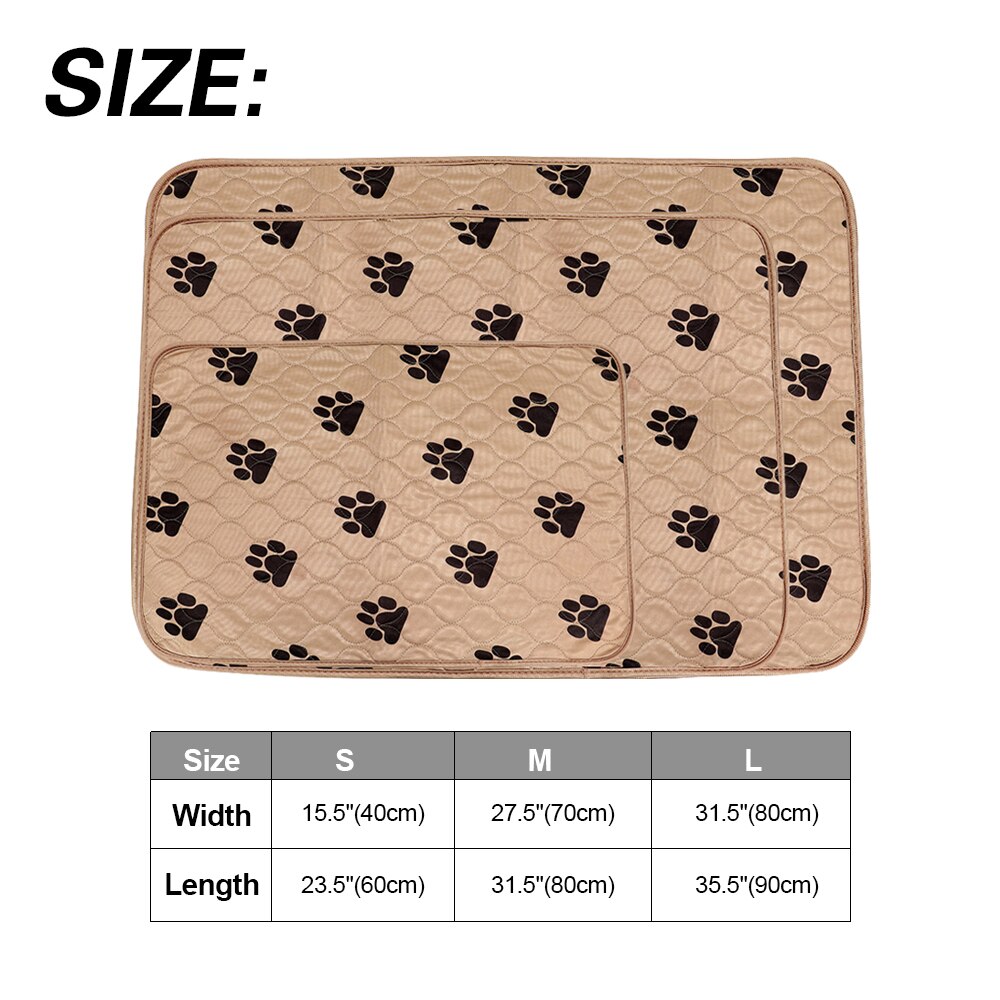 Coussin d'urine réutilisable pour chien, tapis lavable pour animaux de compagnie, absorbant l'urine, respirant, tapis d'entraînement pour chiens, housse de siège de voiture