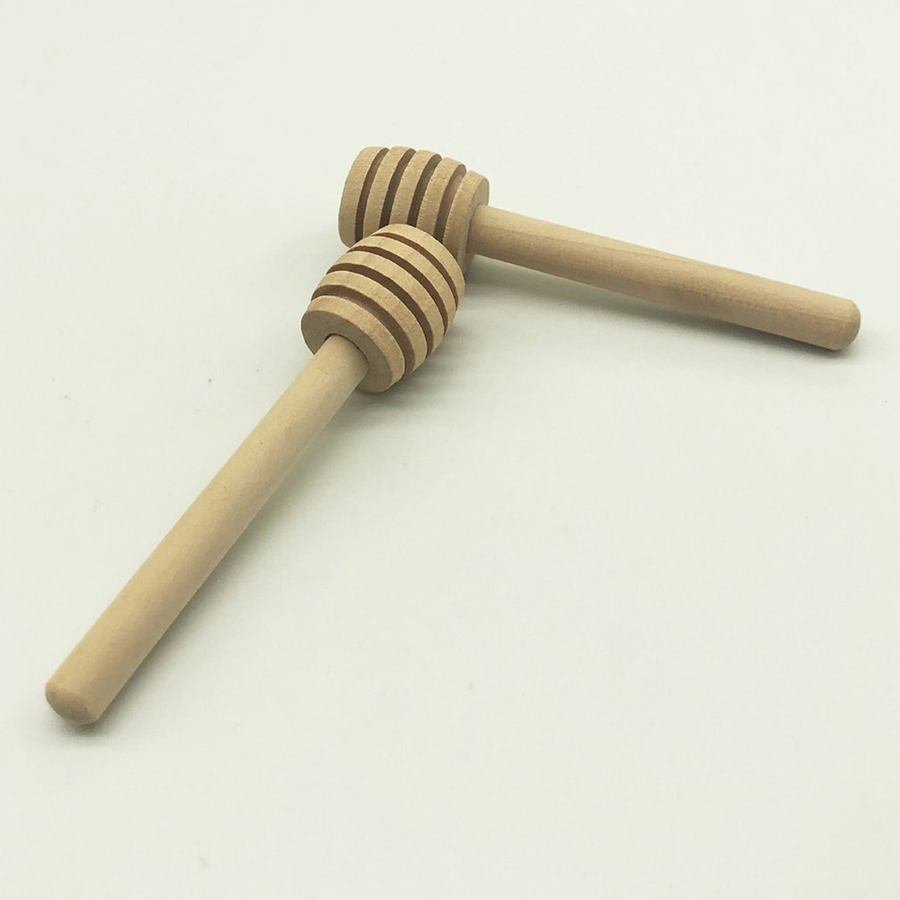 8cm drewniane czerpak robić miodu trzymać łyżka robić miodu pałeczka robić mieszania dla słoik na miód kawy herbata mleczna bezpieczne mieszadło dostarcza narzędzia kuchenne