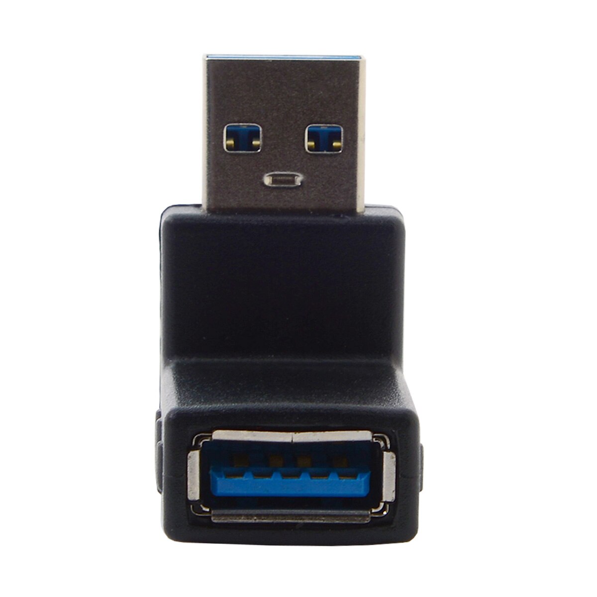 Zihan Low Profile Up Angled USB 3.0 Adapter A Male to Female