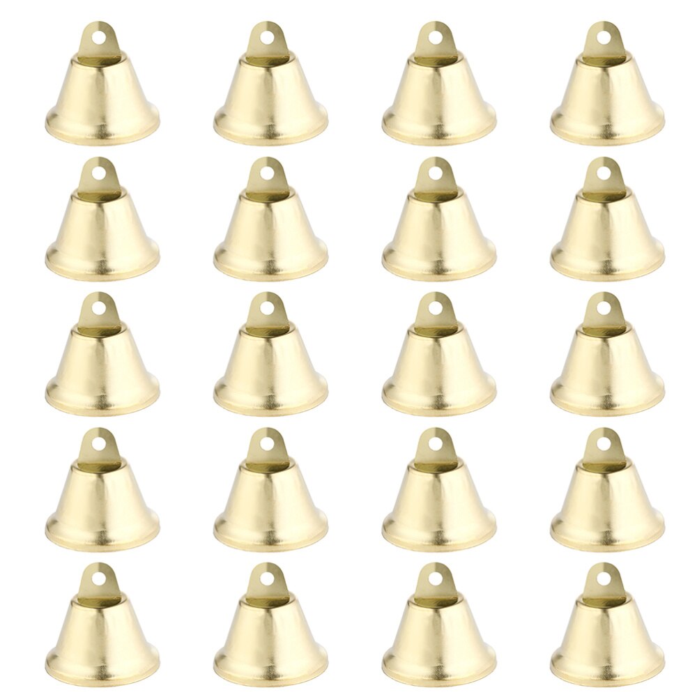 40 Stuks Kerstversiering Hangers Kleine Bel Metalen Klokken Sieraden Ornamenten