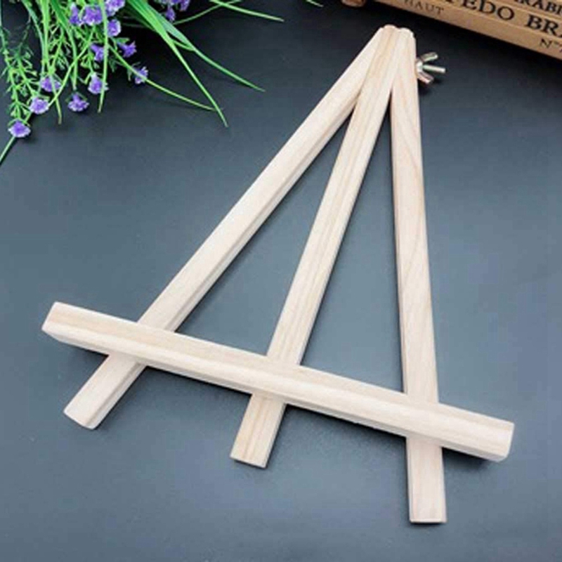 Trépied en bois, support de bureau réglable pour peinture sur toile, pour fête