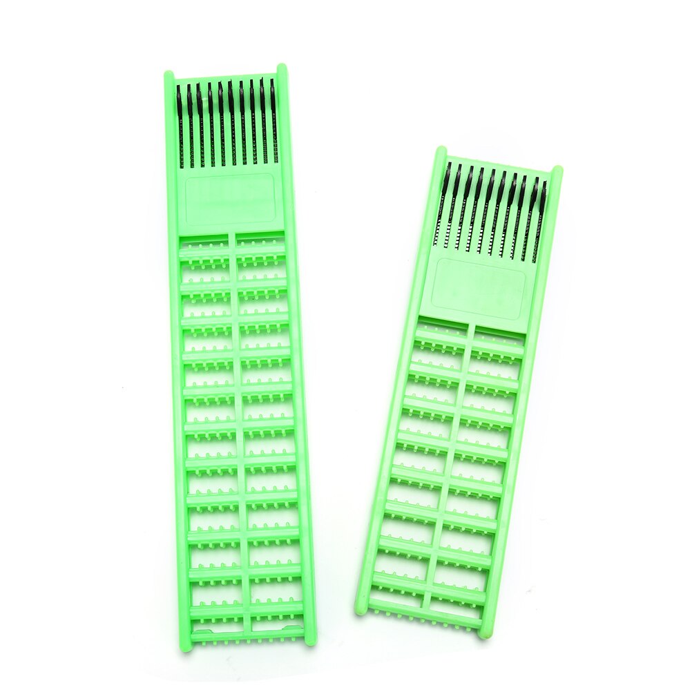 Double Faces Plastic Fishing Rig Leader Winder Board Fishing Leaders Store Spools Carp Fishing Rig Winders S/L Size