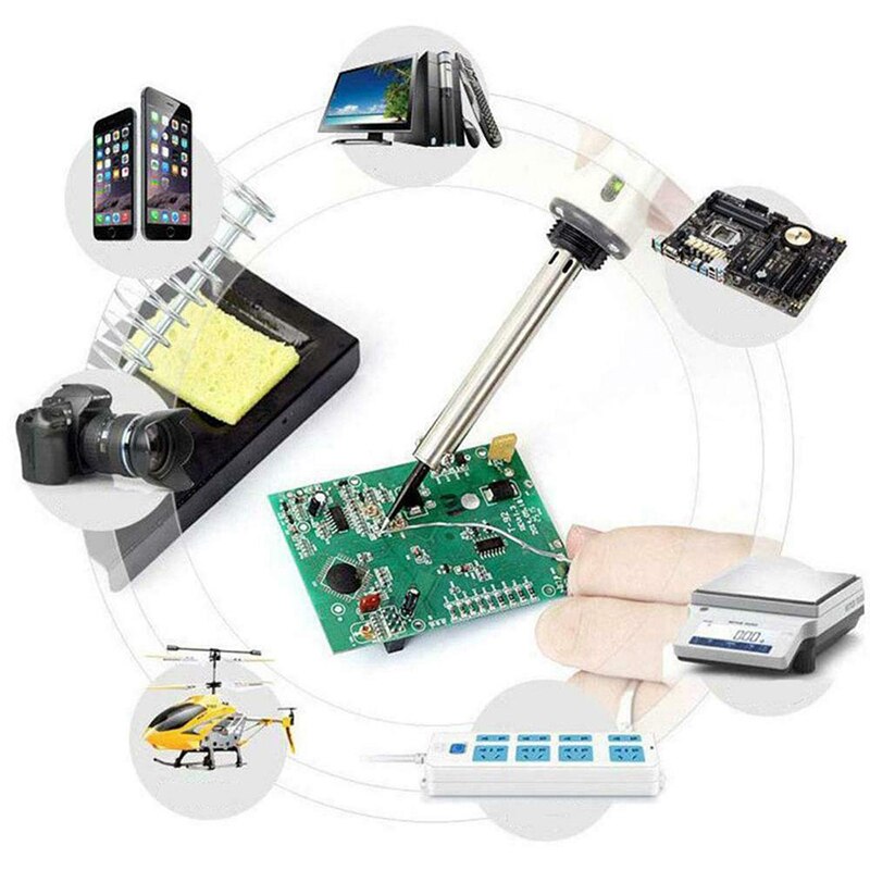 1 Set Wood Burning Pen Kits Tools Soldering Stencil Iron Crafts Pyrography For Garden Tools Accessories