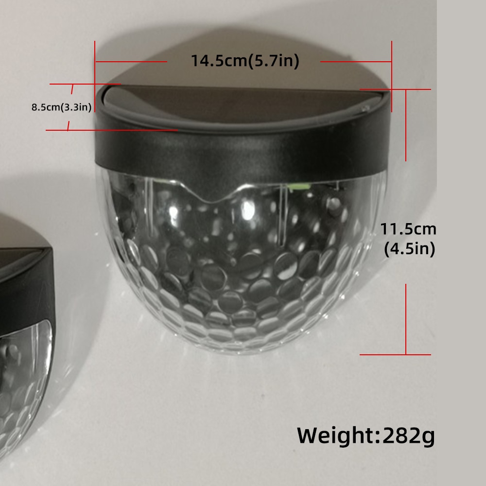 4Pcs/Set Solar Powered Sensor Wall Light Waterproof LED Solar Lamp Auto ON/OFF For Outdoor Pathway Garden Patio Fence Lamp H