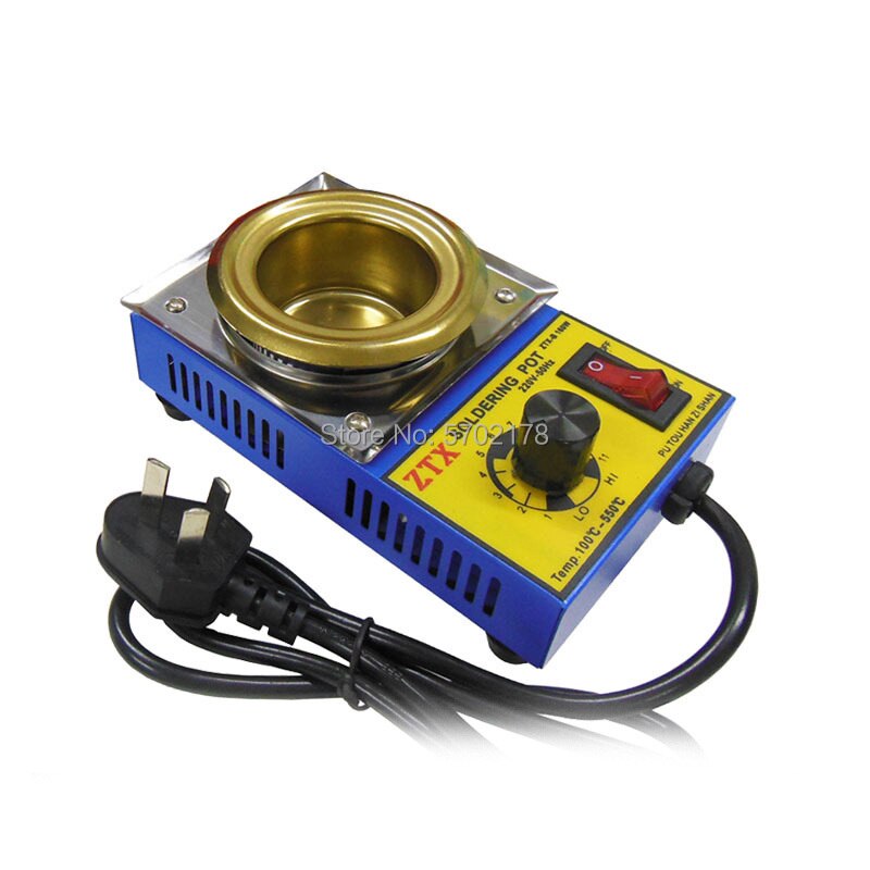 Pot à Souder Électrique Portable 280W - Four à Étain Avec Contrôle Température 150-450°C, Idéal Pour Électronique Et DIY