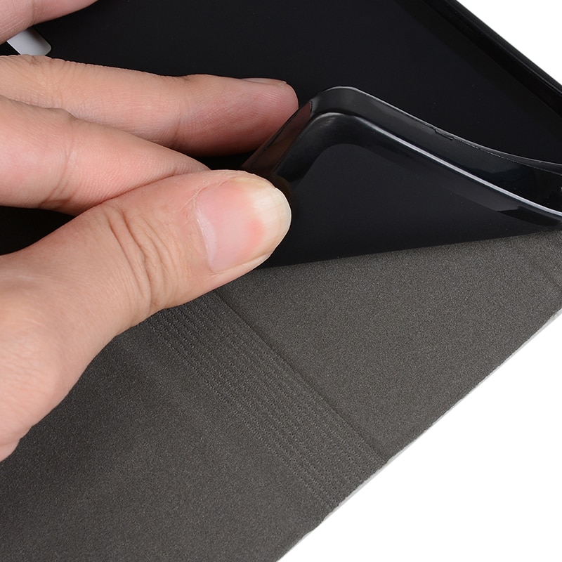 Voor huawei  p8 lite flip book case voor huawei honor 8 lite  p9 lite business leren case zachte tpu siliconen achterkant
