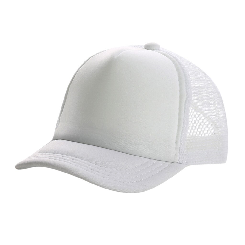 1PCS Della Protezione Dei Bambini Casual Maglia Pianura Berretto Da Baseball Regolabile Cappelli di Snapback Per Il Ragazzo Ragazza Hip Hop Trucker Cap Streetwear cappello papà: E