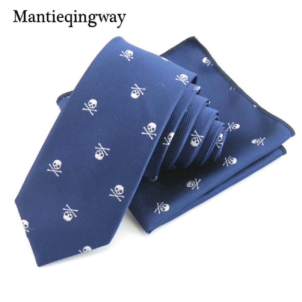 thumbnail image 2 of ESSENTIALS By Manuel Men's Skinny Tartan Tie & Hanky Set - Green/Black/Yellow Plaid, 2.5" Width, Short Length 2 of 5