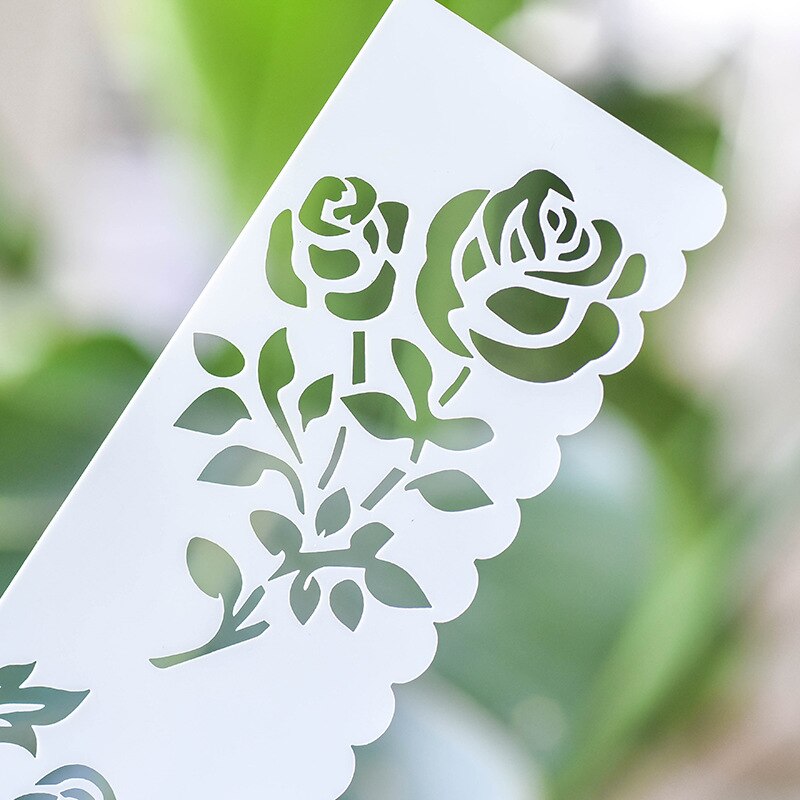 rulers template stencils for diy scrapbooking painting Weather number kawaii accessories stationery