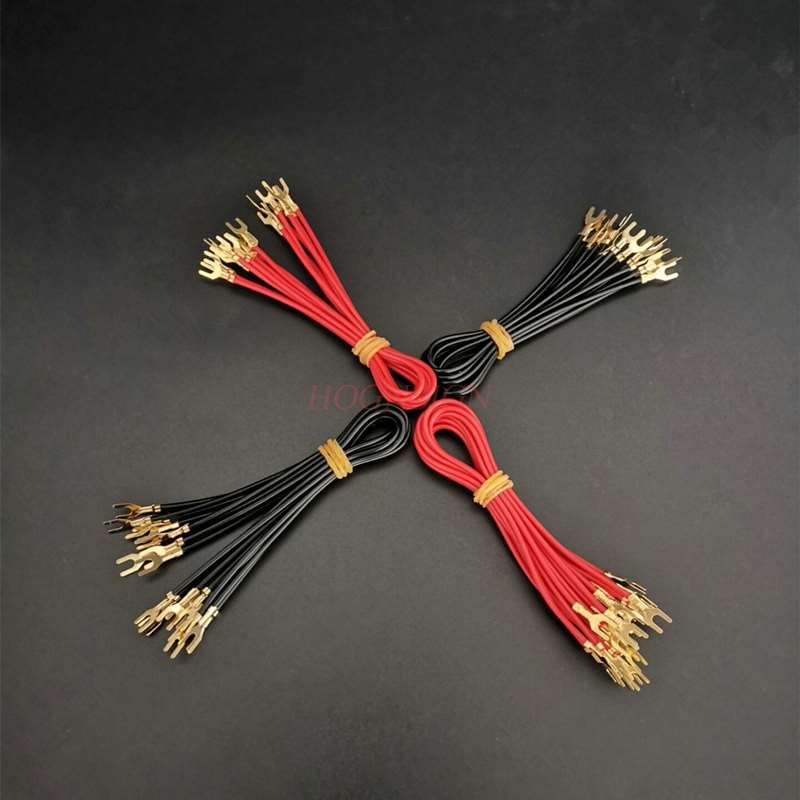 5pcs Physics experimental equipment Cold circuit terminal wire for electrical circuit experiment U-shaped connector wire