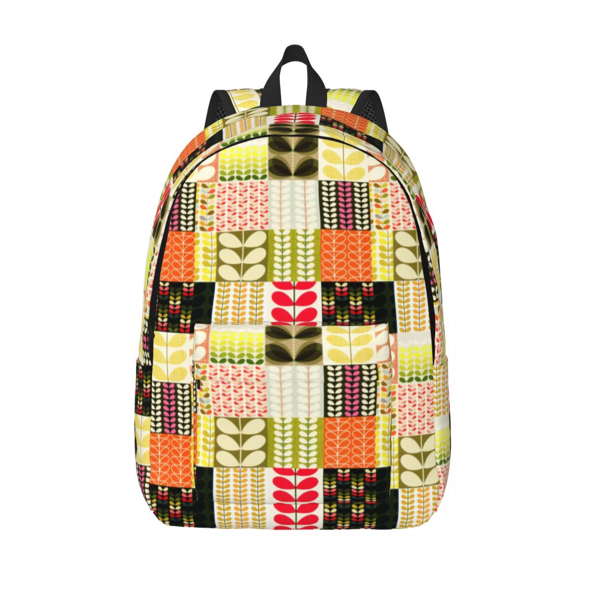 Benutzerdefinierter Orla Kiely Laptop-Rucksack mit mehreren Stemmen für Damen und Herren, lässige Büchertasche für Studenten, florale abstrakte Taschen