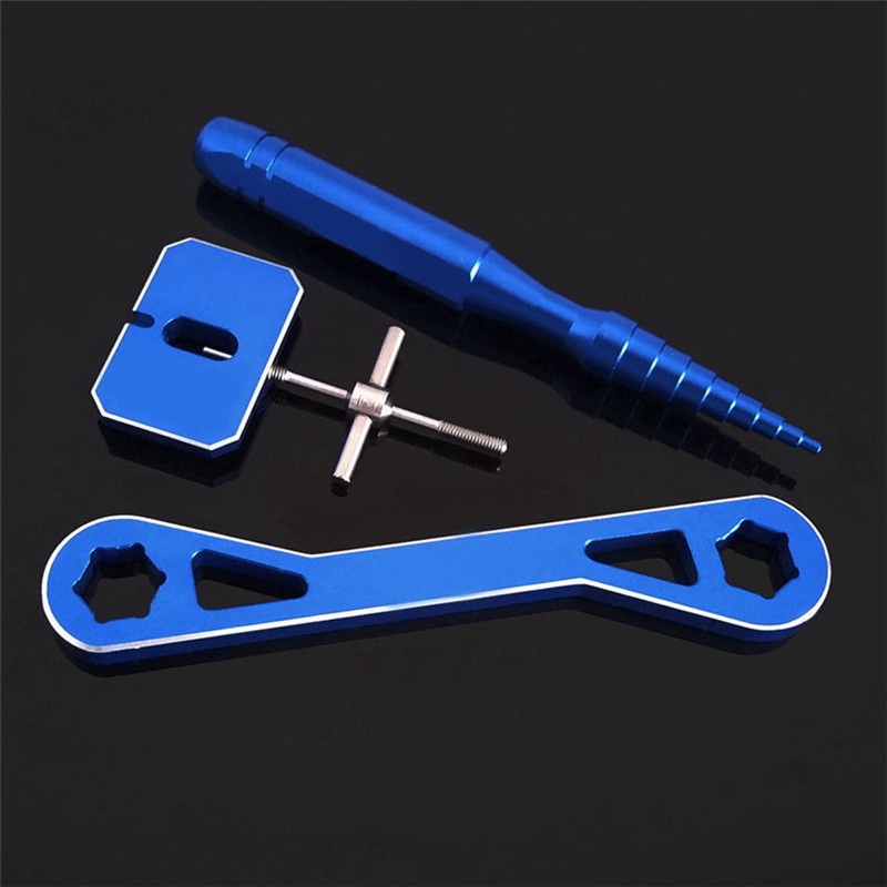 Jitai DIY Repair Kit Baitcasting Fishing Reel Maintenance Tools Spool Locator Key Screw Nut Puller Ball Bearing Remover Spanner