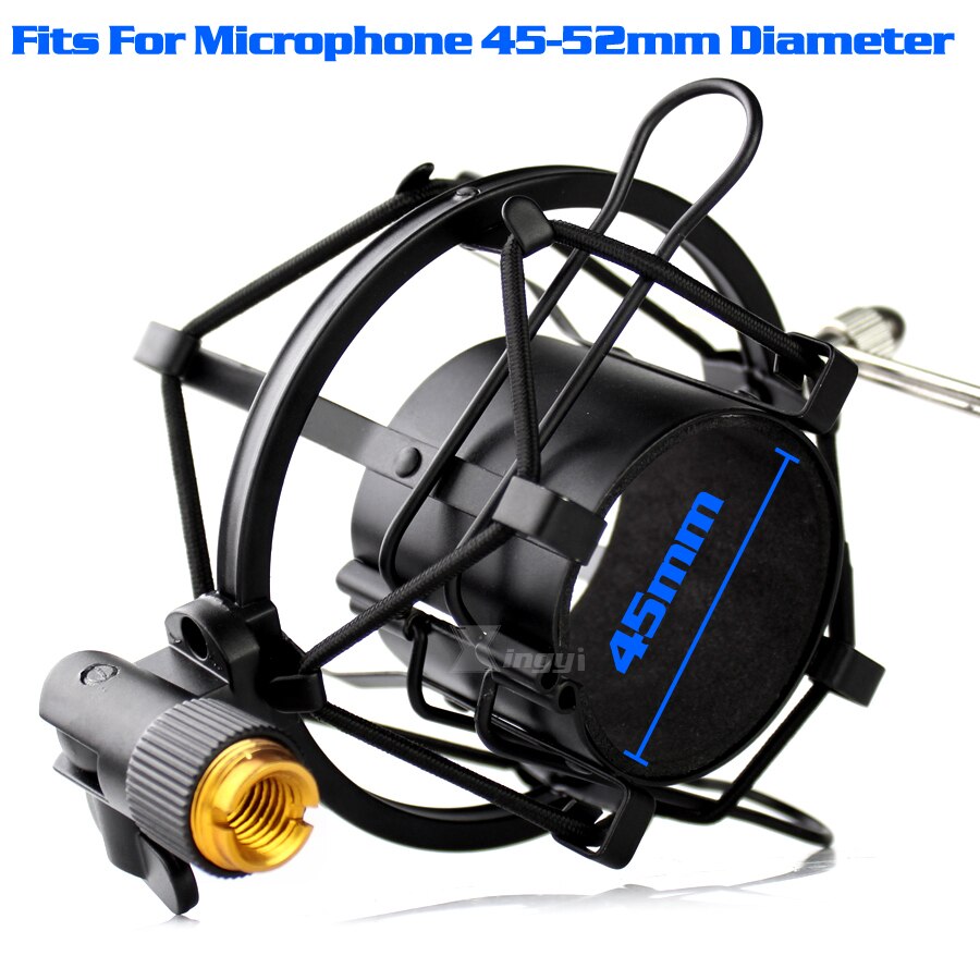 Spider Microphone Shock Mount Mic Isolation Shield Stand Wind Screen Pop Filter Popfilter Windscreen For Neumann TLM U 89 U89 Ai