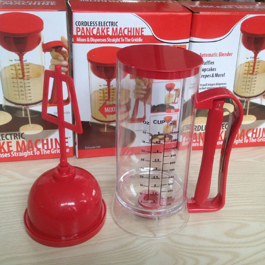 Kitchen Handheld Electric Stirring Batter Dispenser DIY Cupcakes Pancakes Cookie Cake Muffins Cream Machine Dough Mixer