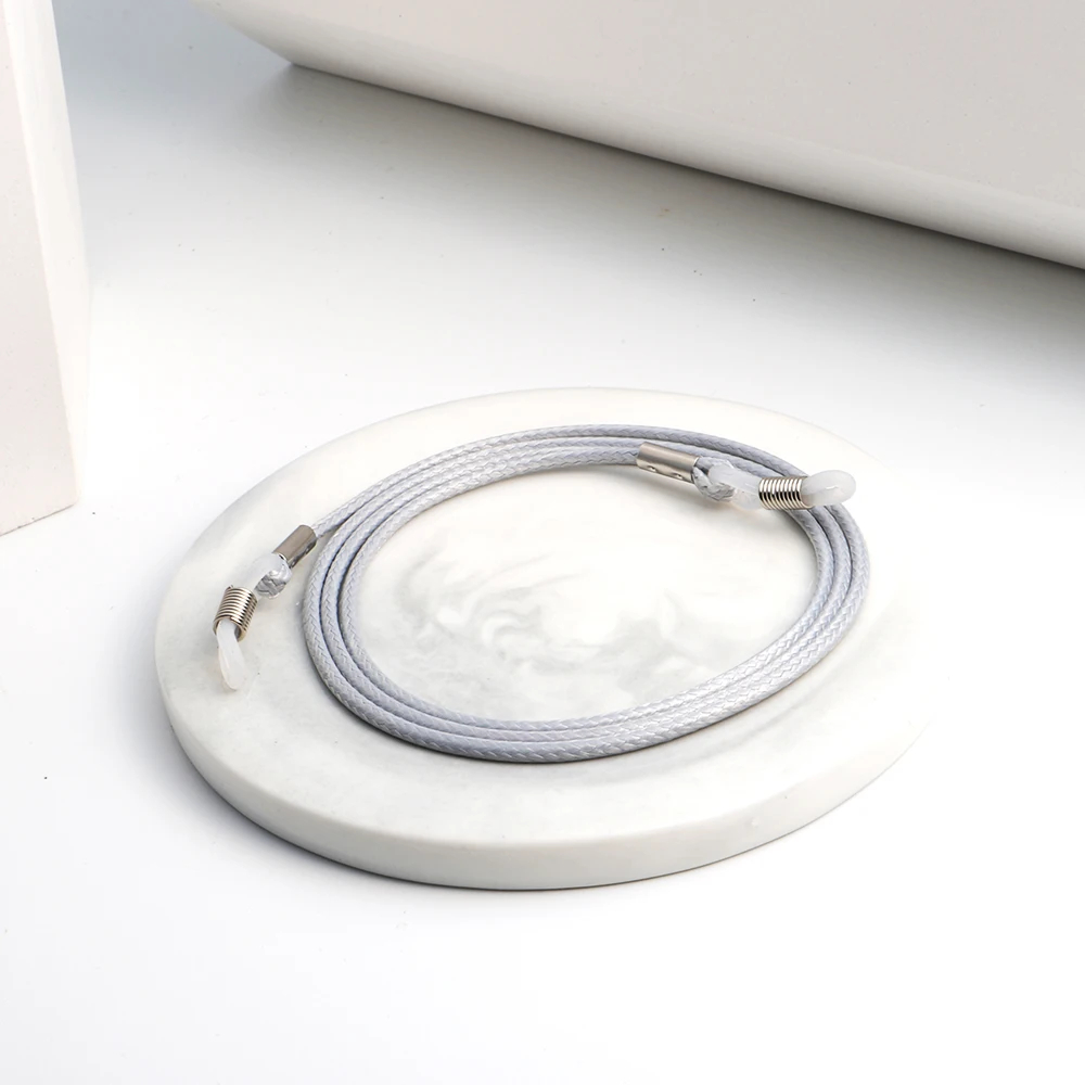 Solid Braided Glasses Strap Neck Cord Adjustable Sunglasses Eye Glasses Chain Rope Lanyard Holder Anti Slip Eyewear Accessory