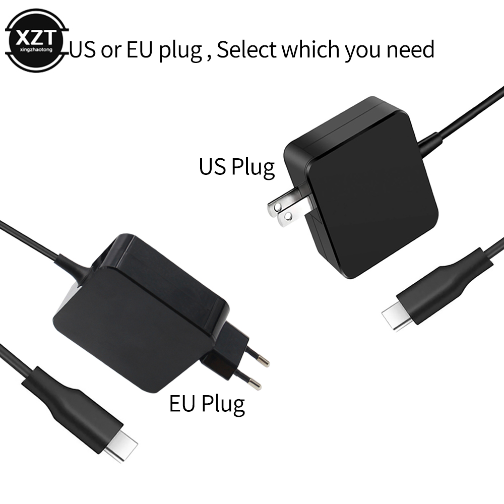 65w USB C Typ C Laptop PC Ladegerät Netzteil Adapter für MacBook Asus Zenbook Lenovo Dell Xiaomi