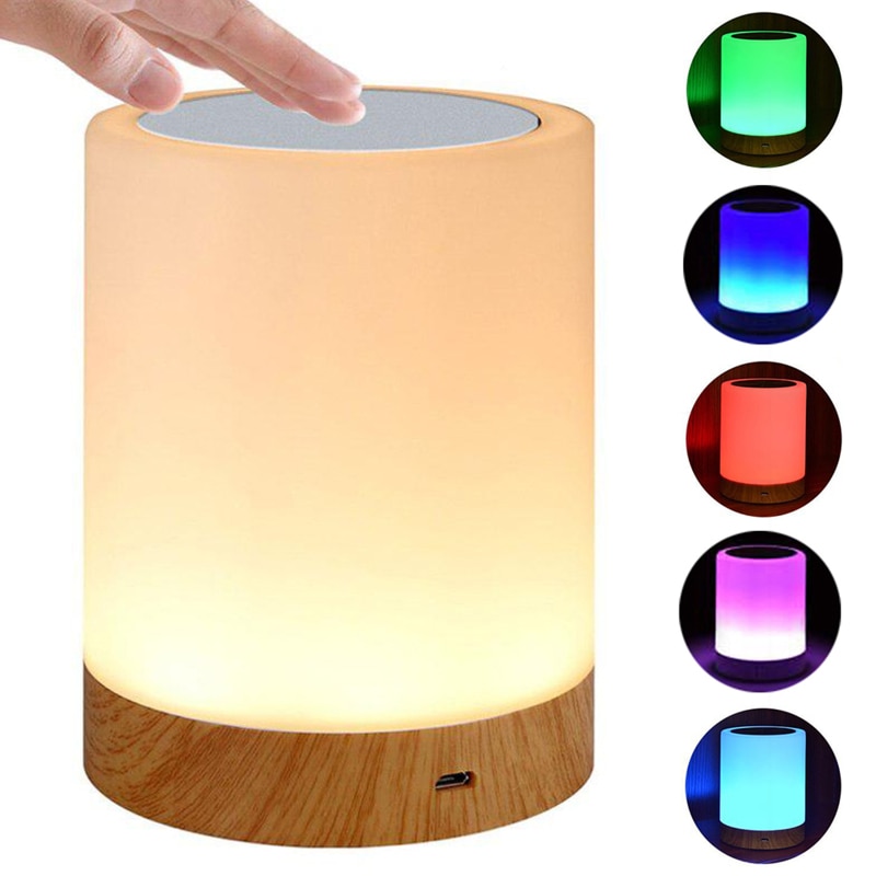 LED Smart Bedside Lamp Table Lamp Friendship Bed Desk Light for Bedroom Bedside Lampe Bed Night Lights Christmas