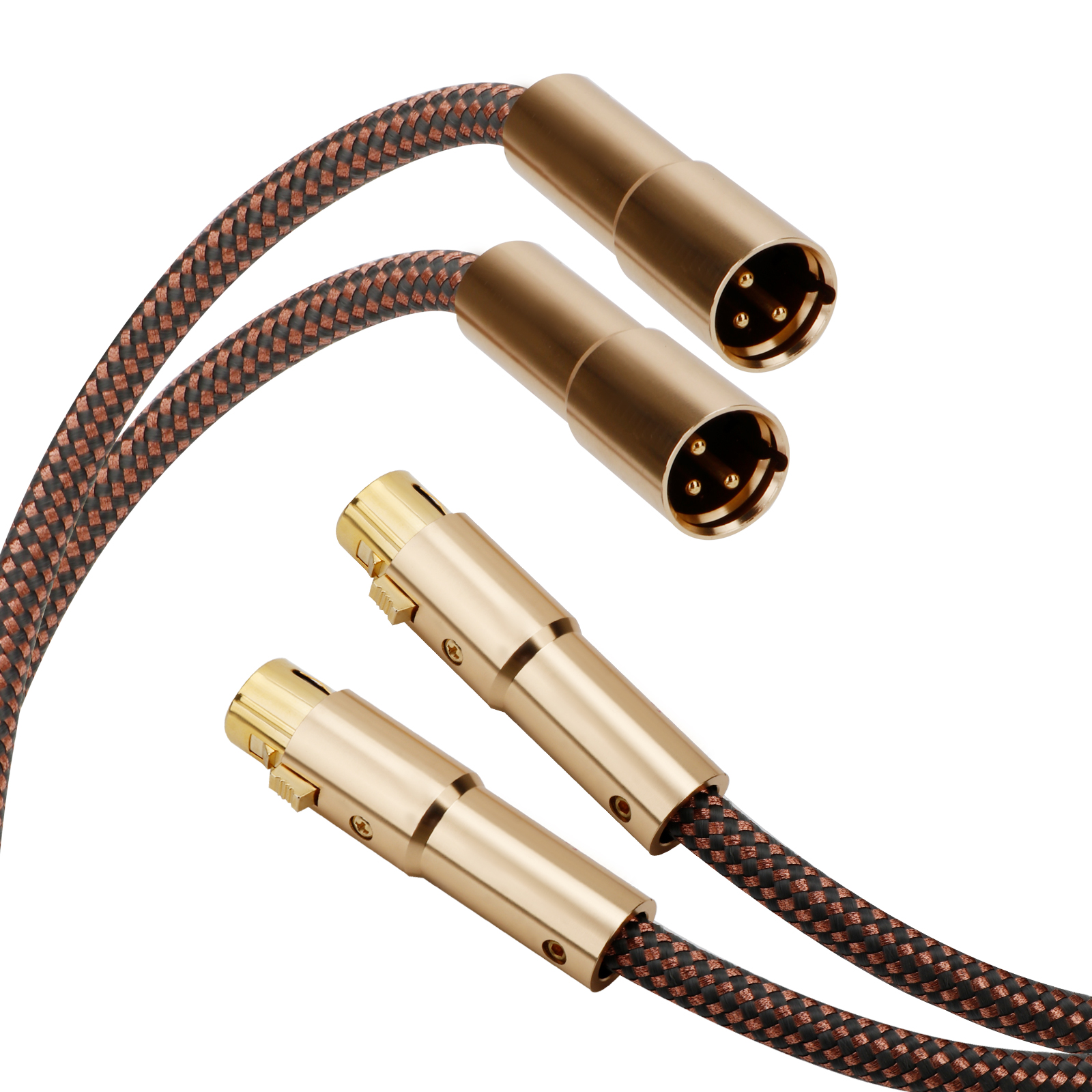par accuphase 40th jubileums hifi xlr-kabel ledning occ xlr hann-til-hunn-linje høy renhet oksygenfri kobberkabel