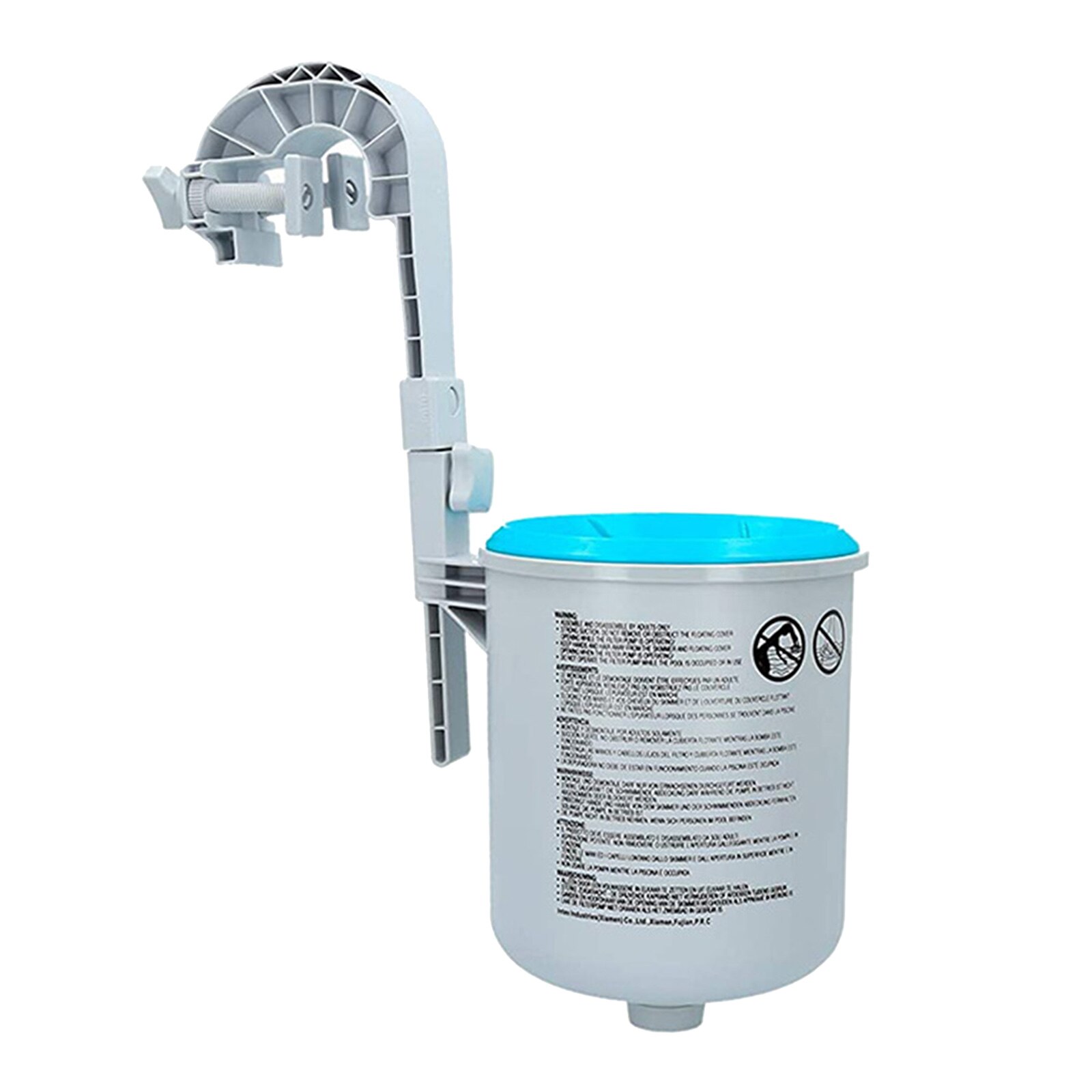 Skimmer de superficie de montaje en pared para piscina, extractor de flotación, limpieza de restos de hojas con soporte ajustable
