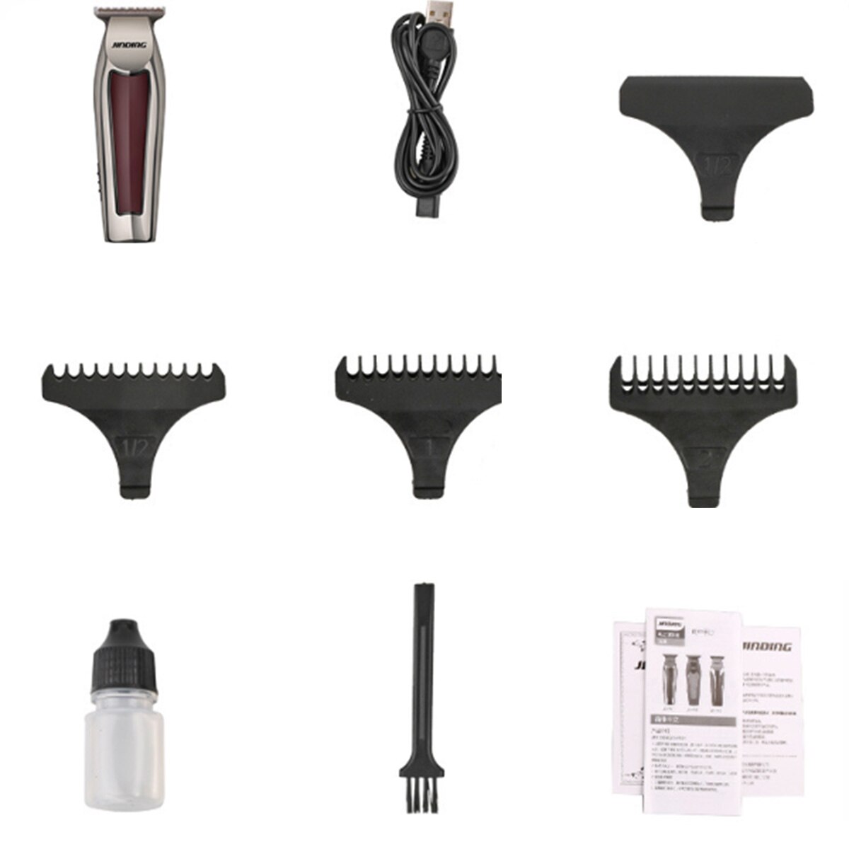 Tondeuse Professionele Elektrische Tondeuse Oplaadbare Draadloze Kapper Haar Knippen Baard Trimer Kapsel Machine Mannen Kids