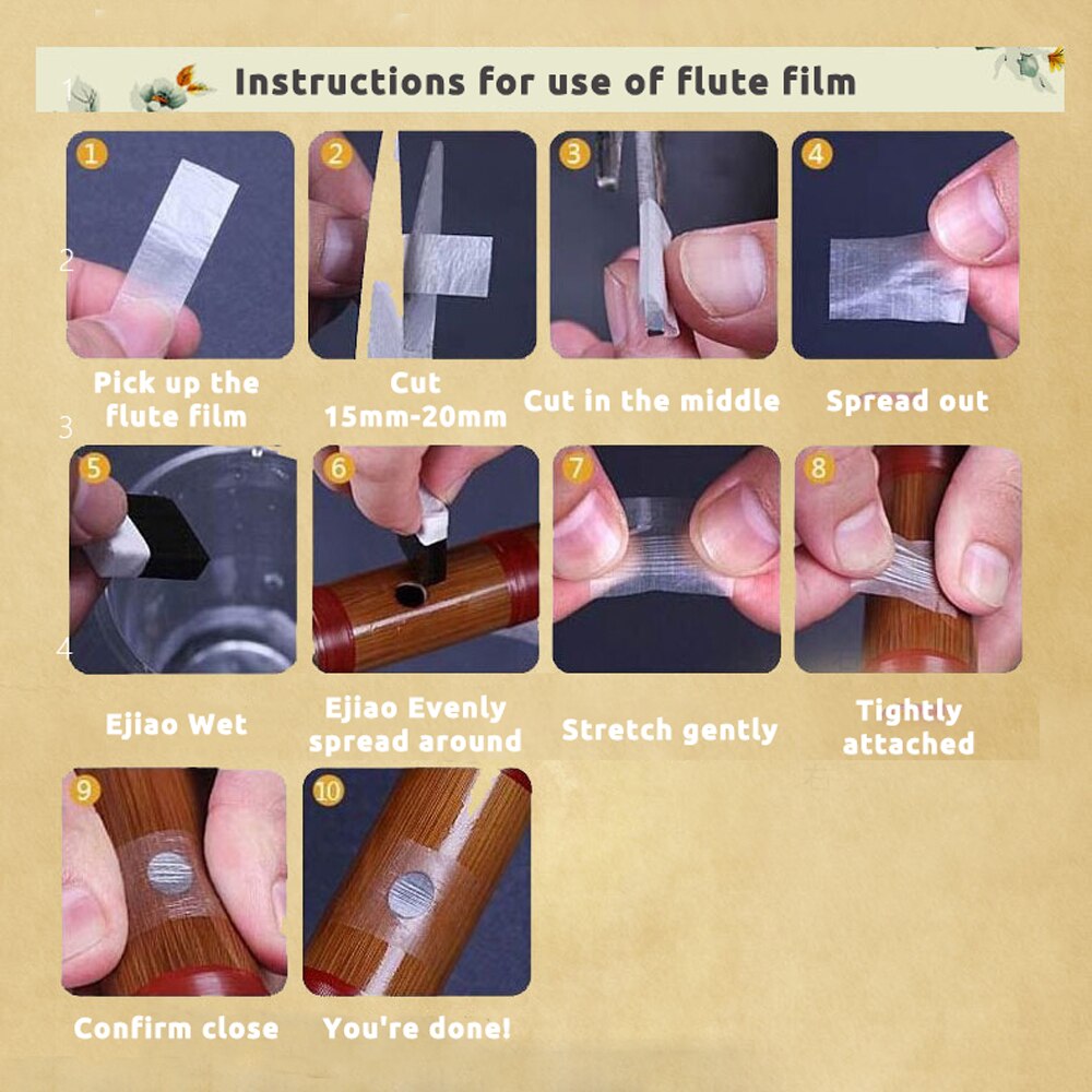 Bamboo Flute Traditional Handmade Bamboo Flutes Woodwind Instrument Beginner Learner Student Practice Training