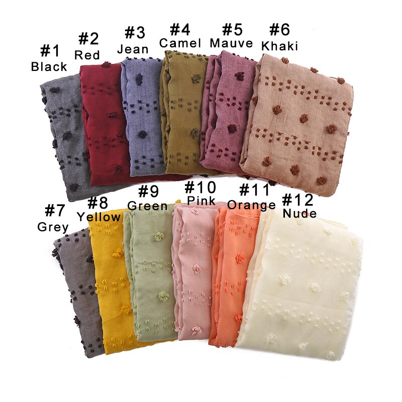 1 Pc Viscose Effen Oversize Shalws Moslim Hijab Lady Gerimpelde Wraps Vrouwen Mode Sjaals Lange Hoofd Uitlaat Islamitische Sjaal