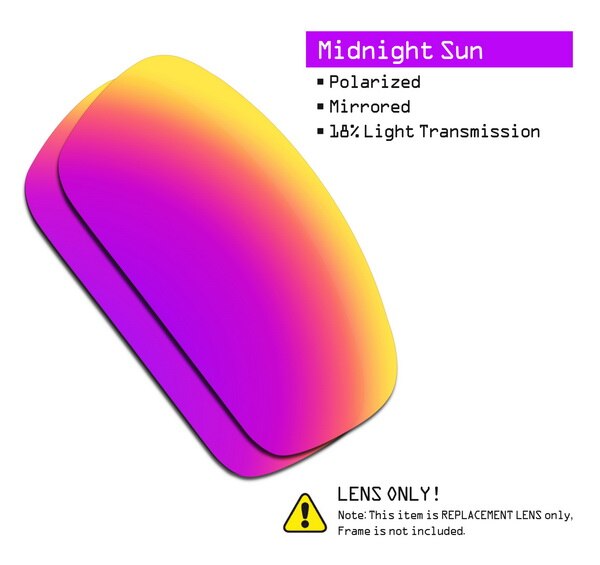 SmartVLT Polarized Replacement Lenses for Oakley Splinter Sunglasses - Multiple Options: Midnight Sun
