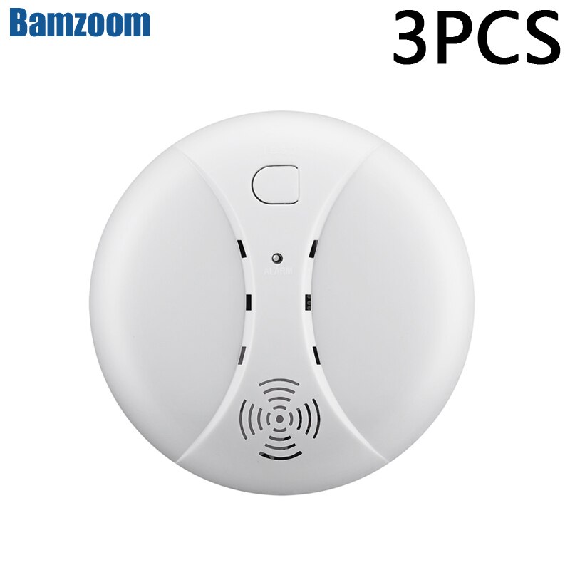 433MHz Wireless Wireless 433mhz Fire sensor Protection Smoke Detector For WIFI GSM PSTN office home security Alarm Systems: 3PCS YG