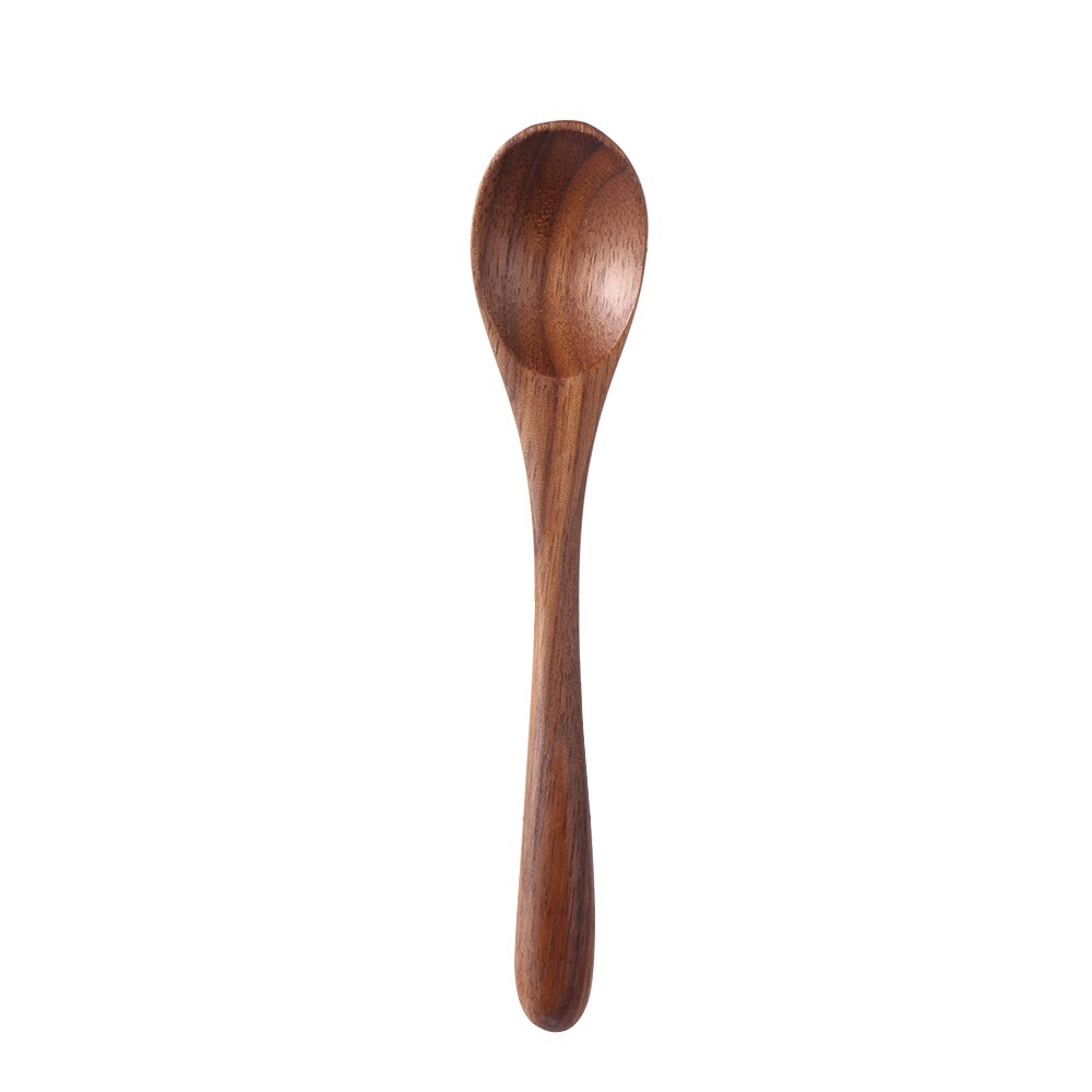 Wooden Long Handle Large Soup Scoops Cooking Scoop Natural Wood Spoon Soup Ladle Ramen Spoon Catering Tableware Kitchen Utensil: 3