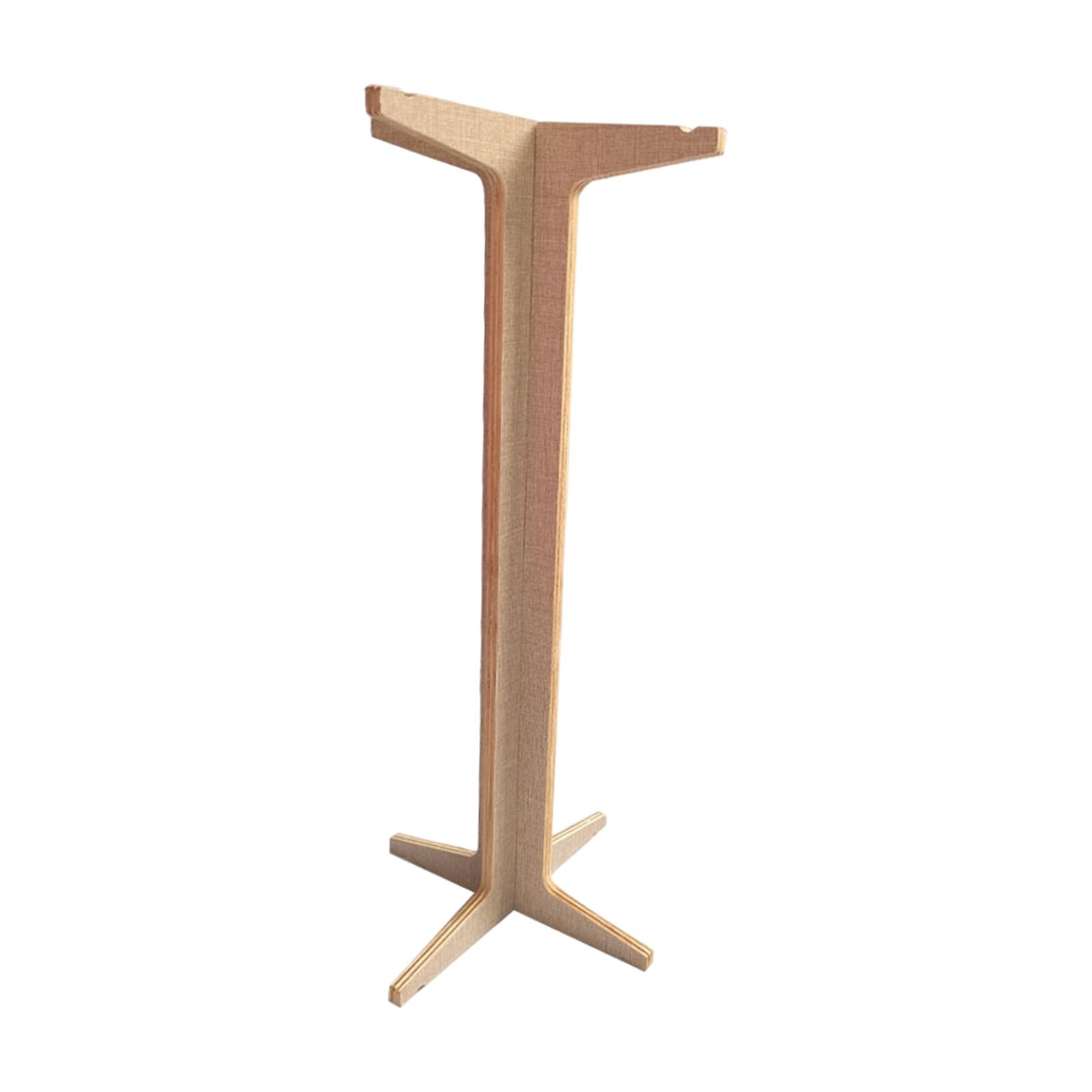 Glockenspielständer, einfache Montage, Holz, multifunktionaler Windspiel, Holzständer, Gongständer für Yoga, Tischplatte, Klassenzimmer, Schlafzimmer, Teestube: Messing