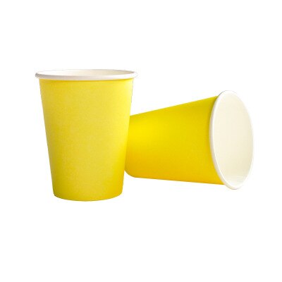 8PCS Party Pappbecher 12 Farbe Haushalt Kaffee Tasse Geschirr Home Decor Zubehör Hochzeit Decor Party: G