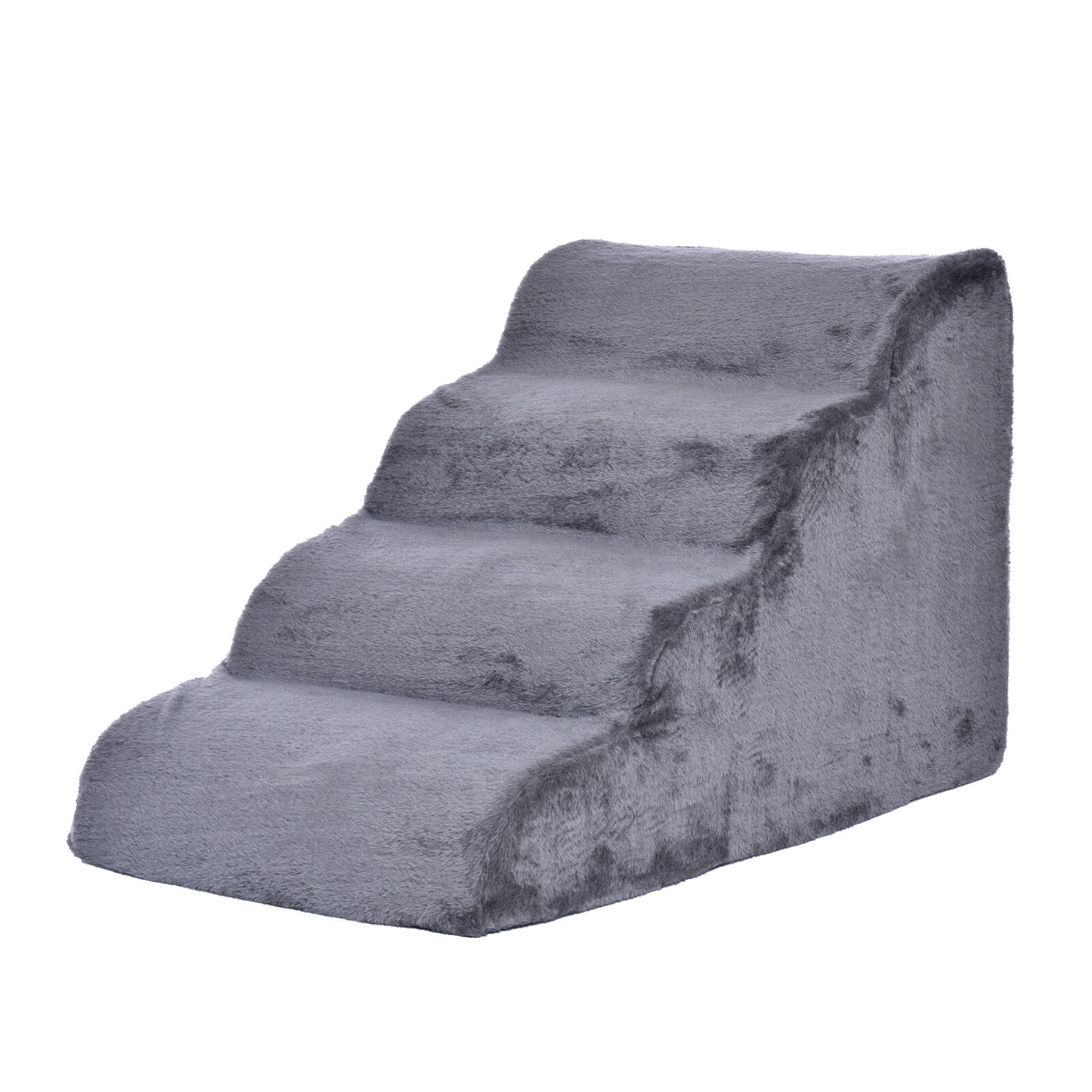 4Layers Dog Stairs Ramp Ladder Indoor Animal Soft Steps Ramp Ladder Portable With Cover For Small Puppy Cats Pets Bed Supplies: Default Title