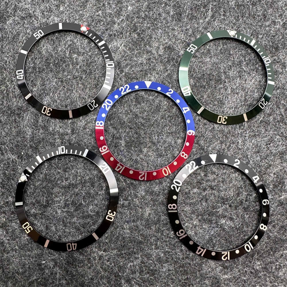Accesorios para relojes Bisel de reloj de aluminio 30,7 mm-3,5 mm Insertos para relojes Piezas de repuesto para relojero