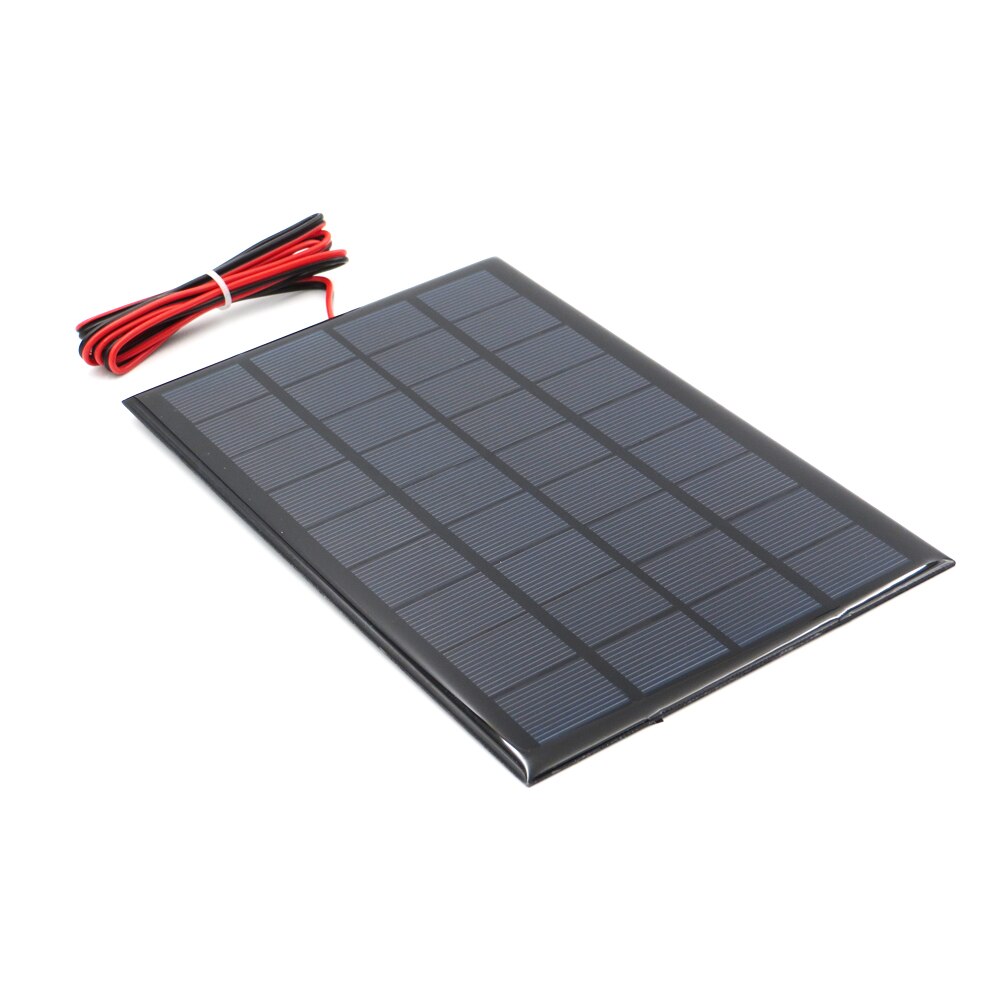 Panel Solar de silicio policristalino, de 9 V cable de extensión y 3 W, bricolaje, cargador de batería, Mini célula Solar, juguete, 9 V, 3 W, voltios