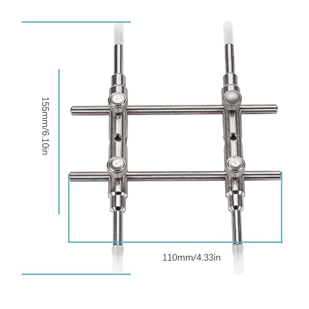 Stainless Steel Camera Lens Repair Spanner Wrench Opening Tool Set Disassemble The Lens Range from 25mm to 130mm