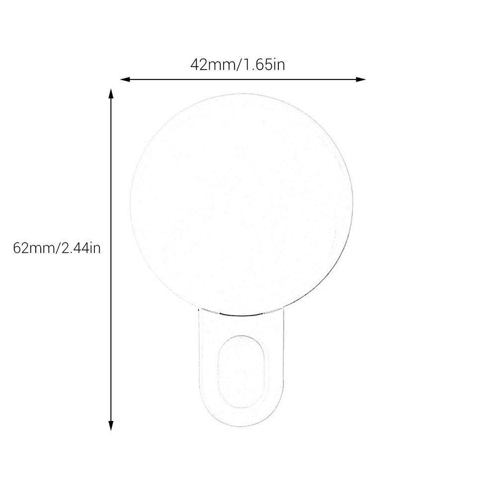 Tragbare Selfie Flash Led Kamera Clip-auf Handy Selfie Ring Licht Video Nacht Verbesserung Füllen Licht