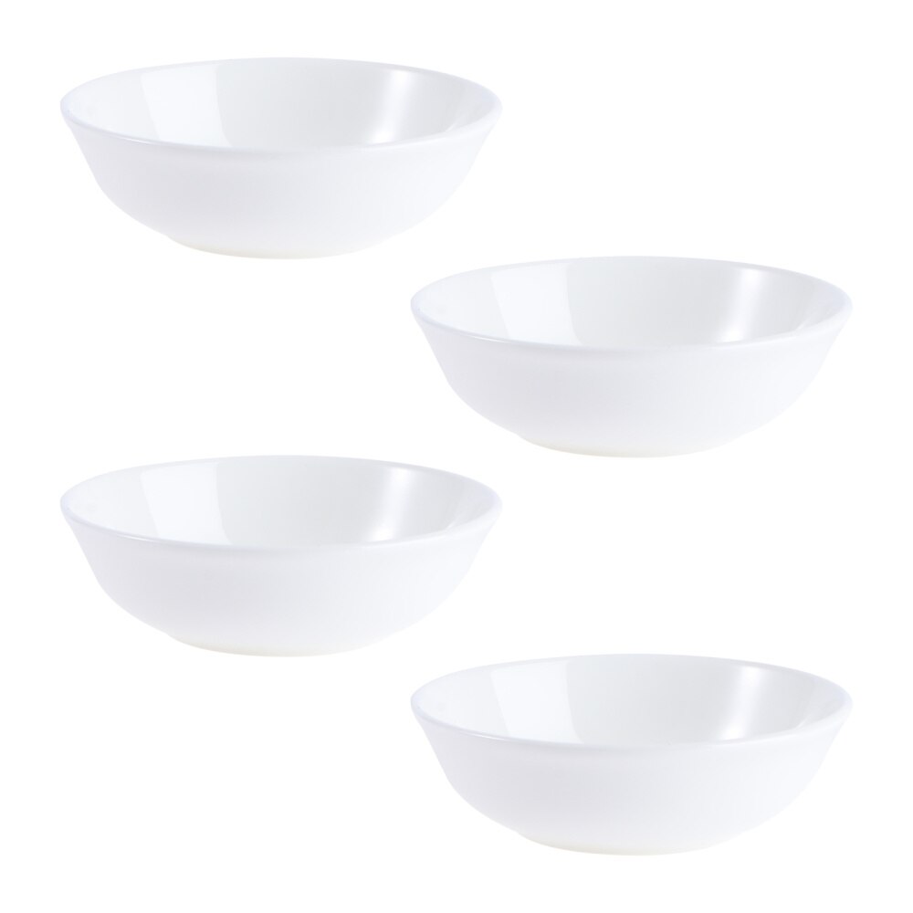 4Pcs Keramische Saus Plaat Dompelen Plaat Mini Kruiden Saus Schotel Voor Thuis Restaurant Hotel