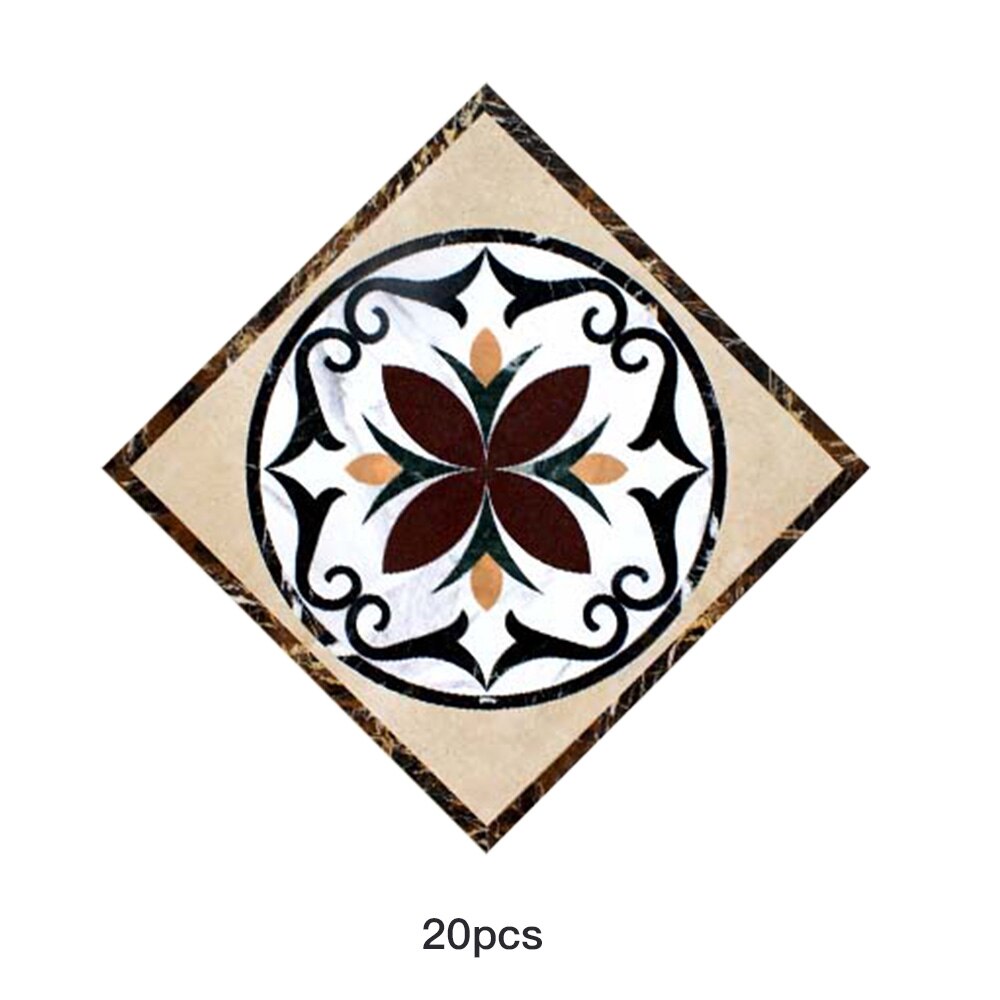 PVC Self Adhesive Ceramic Tile Sticker Waterproof Wall Sticker Art Diagonal Floor Stickers Kitchen House Decoration: 04