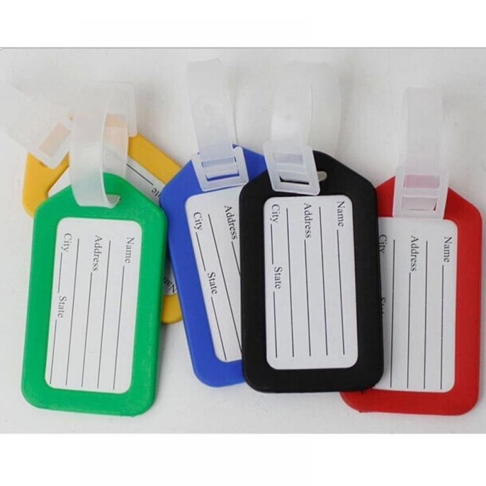 Ananas Reise Zubehör Kreative Gepäck Tag Silica Gel Koffer ID Adresse Halter Gepäck Internat Tags Tragbare Label PVC: 1pcs random