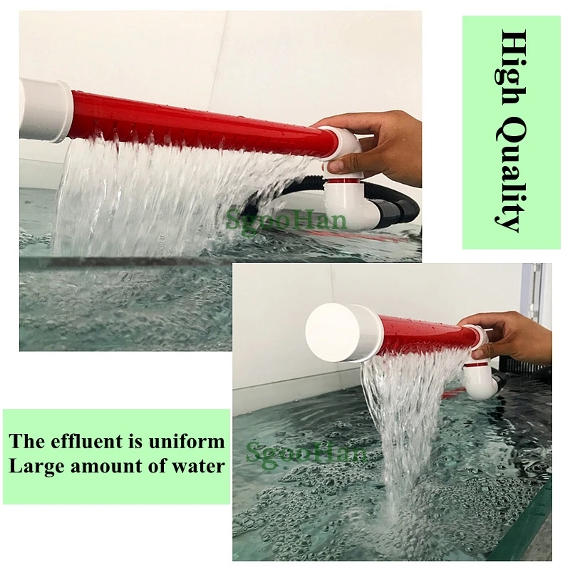 1Pc 20 ~ 50mm PVC Aquarium Aquarium Belüftung Rohr Ablauf Sintflut Regen Rohr Garten Tropf Wasser Downcomer prozess-rohr Filter Zubehör