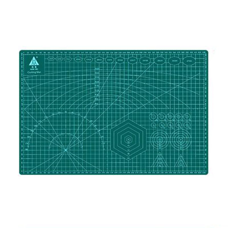 Tapete de corte de PVC para manualidades, herramienta de corte de arte autocurativo con estampado doble, para costura, tablero de álbum de recortes, A3, A4 y A5