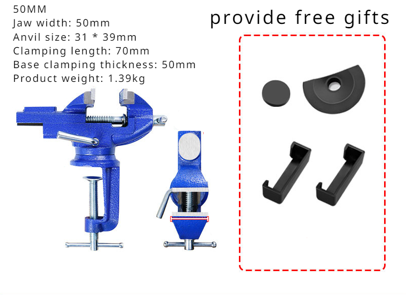 Table vise, mini vise for mechanics, clampable, , ... – Grandado