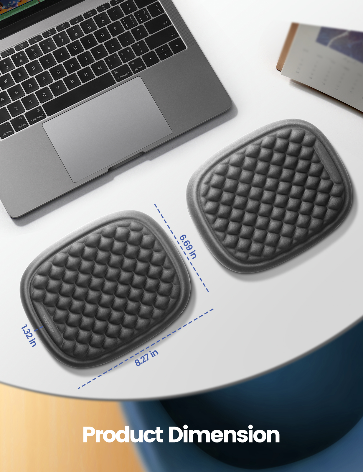 Vaydeer 1pc Elbow Rest Pad, Desk Wrist Rest Armrest, Soft Memory Foam Ergonomic Support, Mouse Cushion Pillow, Wrist Pain Relief