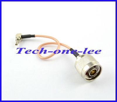 1 stuk N Plug Mannelijk naar CRC9 Haakse Connector Pigtail RG316 Kabel Verlengsnoer 15 cm
